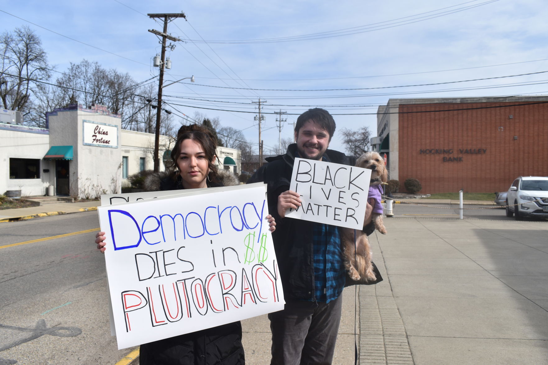 Protesters Bloomberg